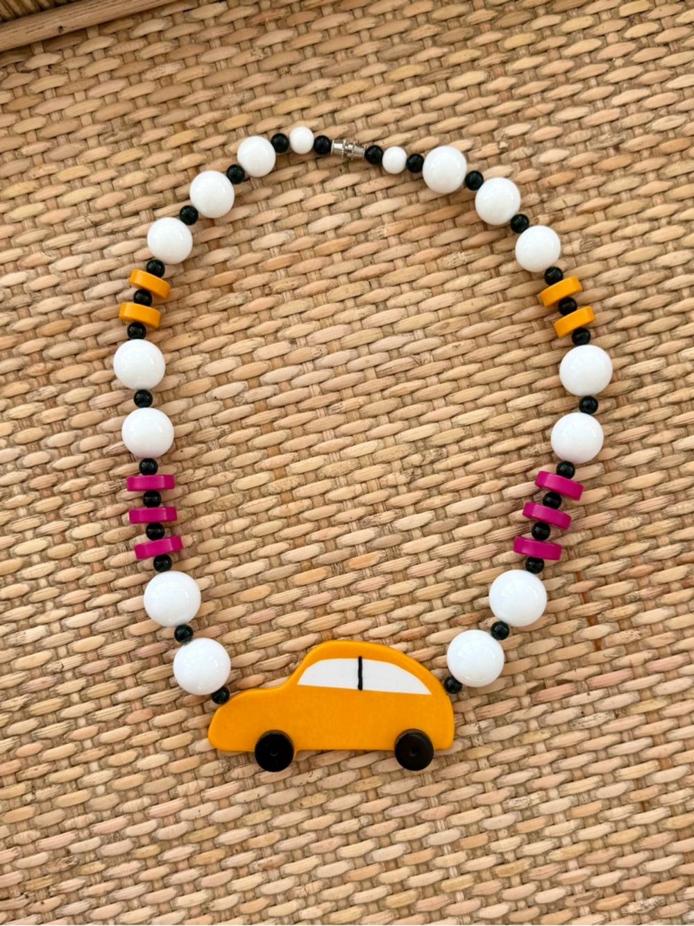 Vintage Chunky Car Statement Necklace